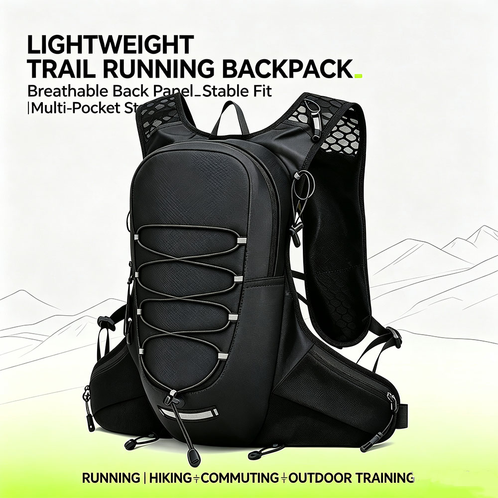 Reflective Cycling Vest - 수분 보충 러닝 백팩 경량 방수
