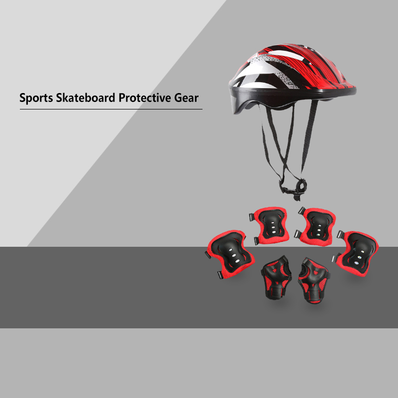 Cycling Safety Gear For Kids - 7개 세트 어린이 무릎 보호대 및