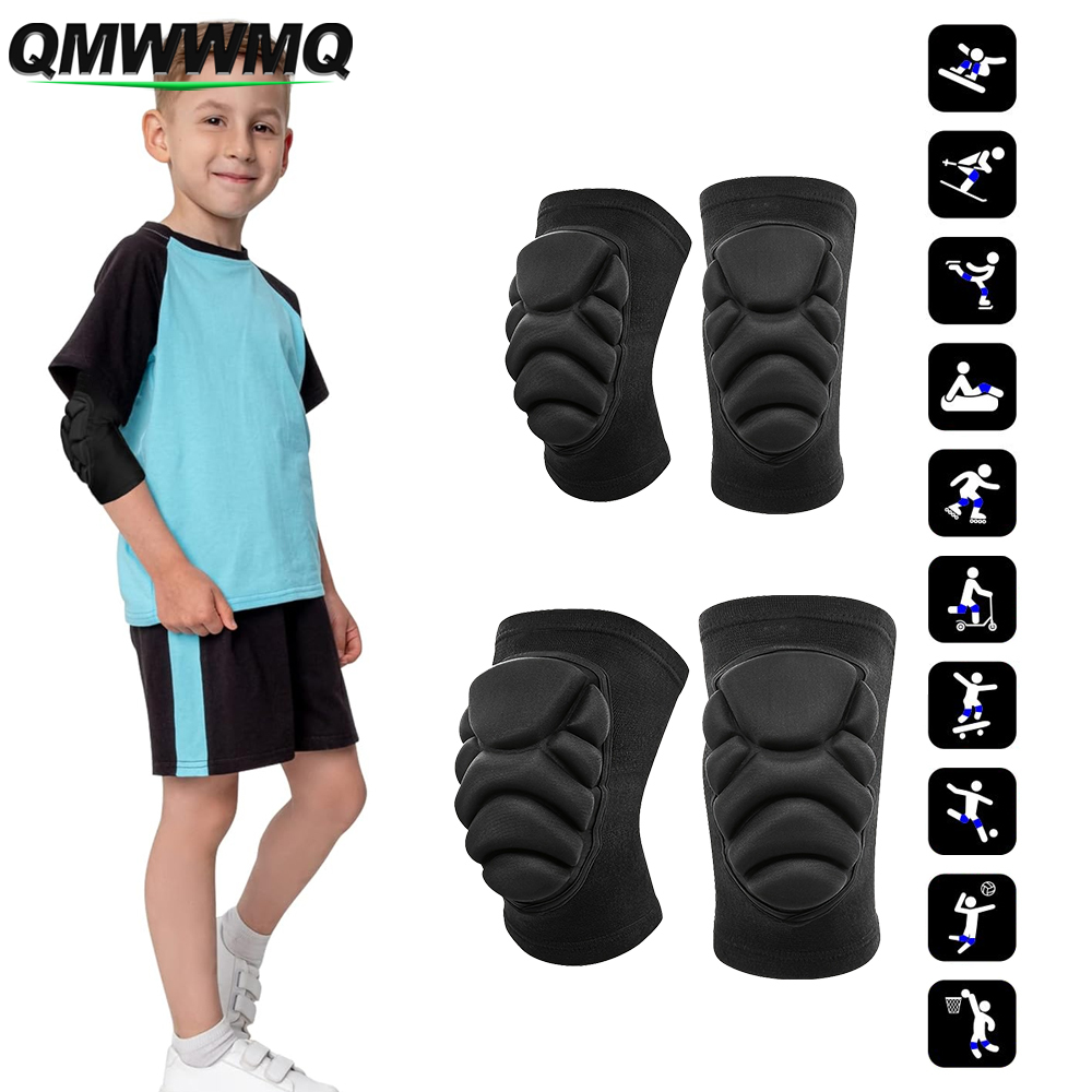 Cycling Safety Gear For Kids - 1쌍 어린이 보호용 무릎 및 팔꿈치
