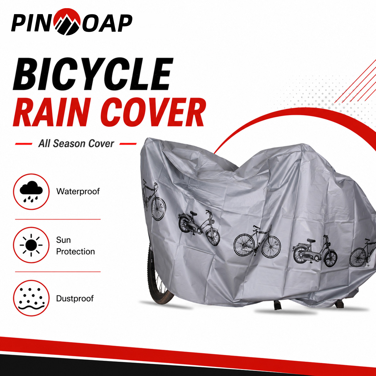 Cycling Gear Rain - PINMOAP 범용 자전거 레인 커버 방수