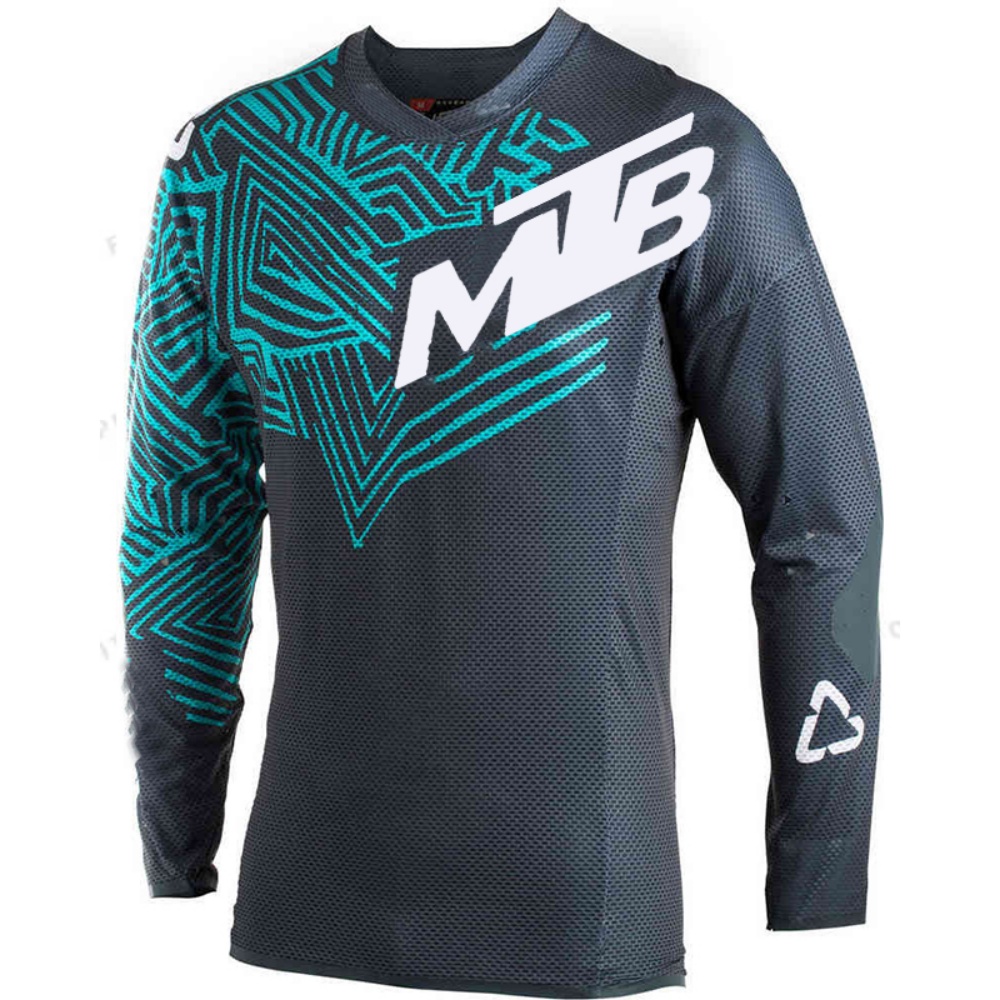 Cycling Gear - 야외 사이클링 긴팔 상의 MTB 프린트