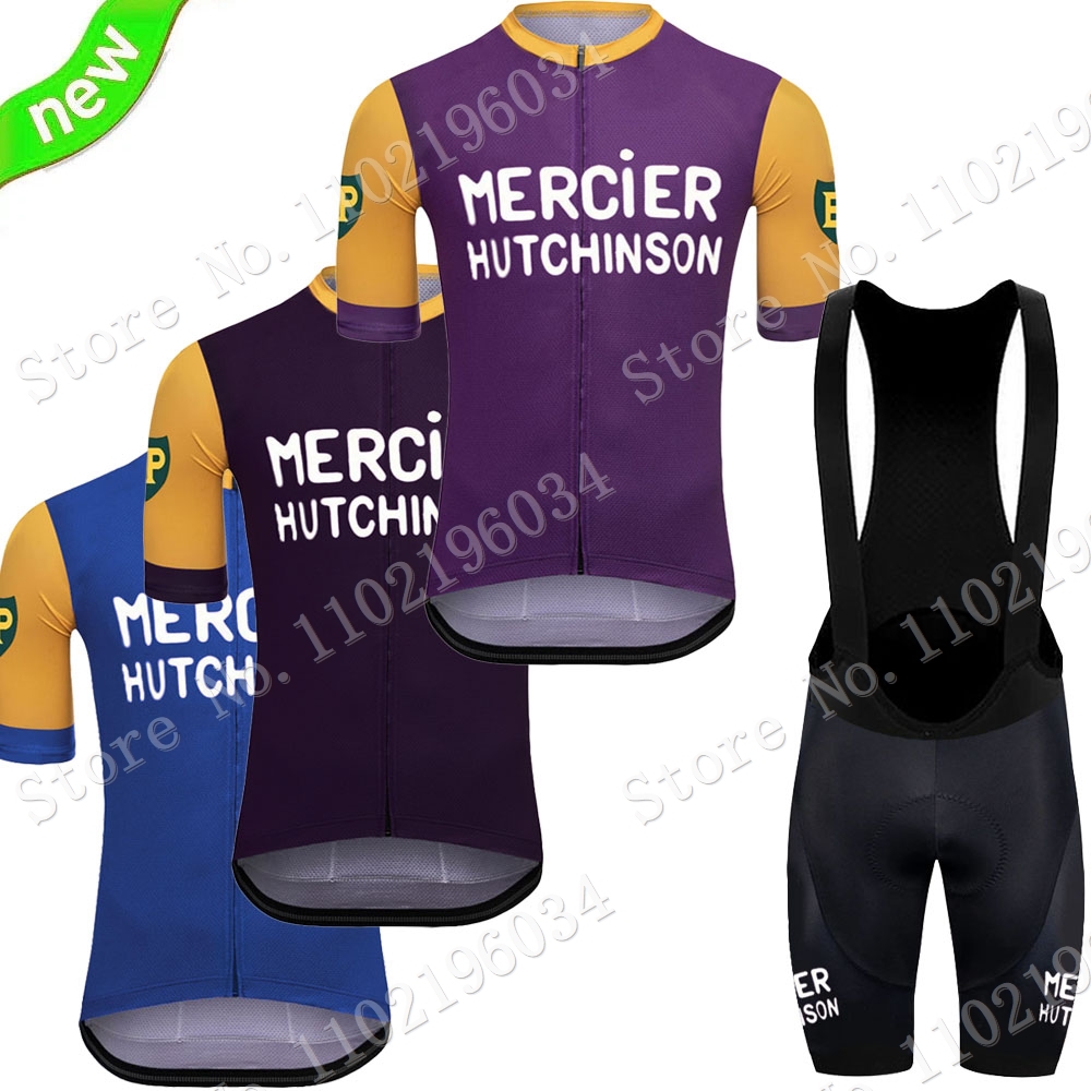Padded Cycling Shorts - 2023 Mercier 프로 팀 레트로 사이클링