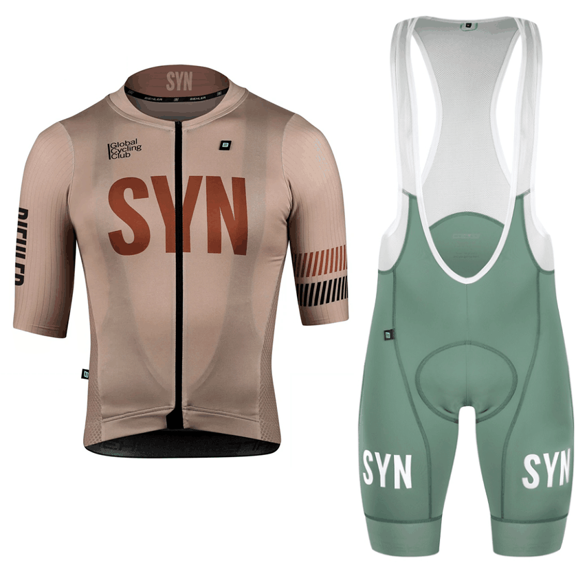 Padded Cycling Shorts - SYN 다크 브라운 남성용 반팔 사이클링