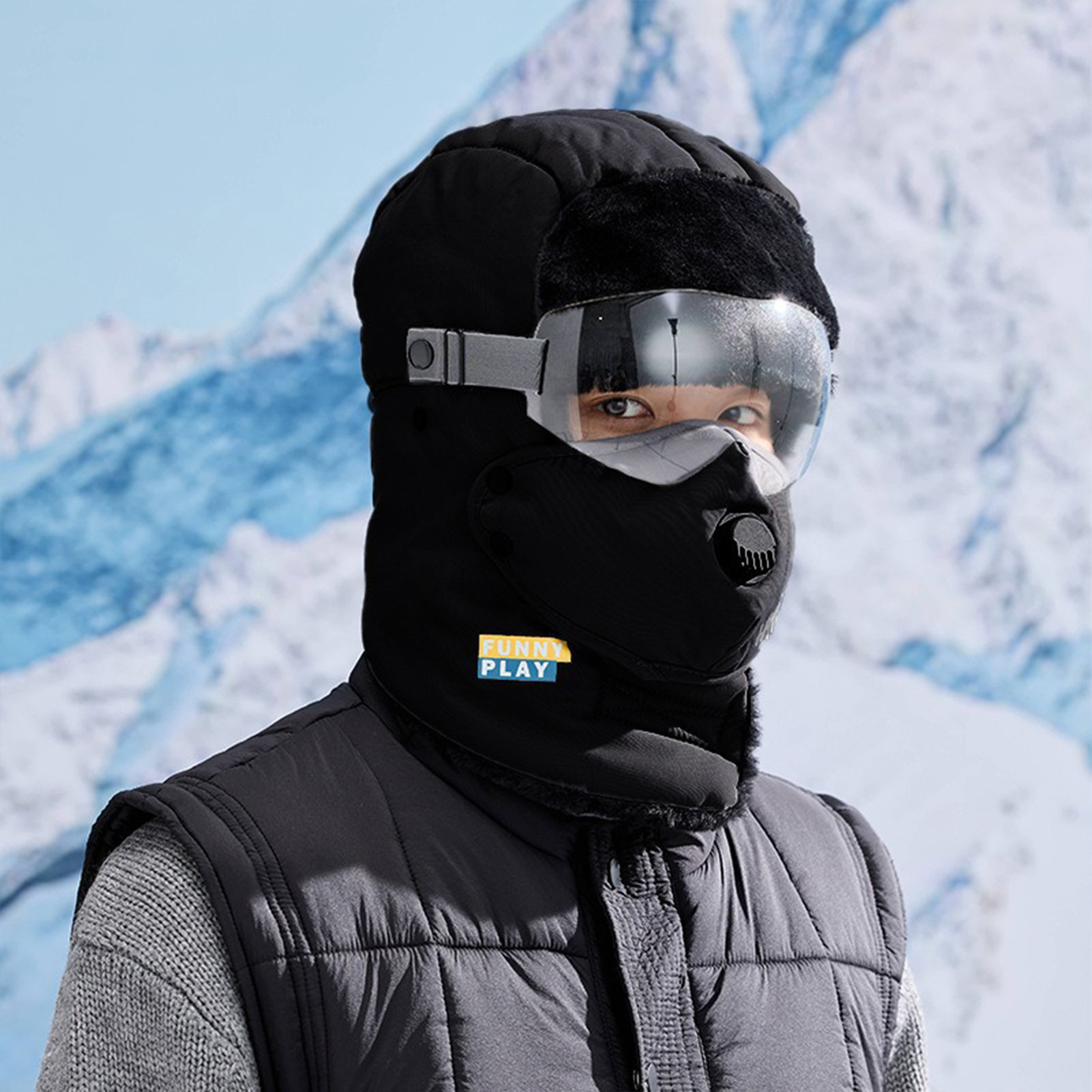 Cycling Gear Weather - 보온 겨울 모자, 기모 안감 두꺼운