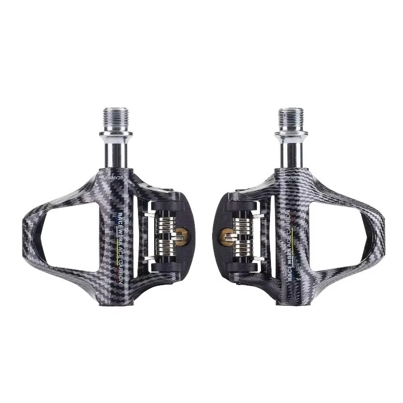Cycling Gear - 경량 카본 파이버 페달(락 클릿 포함)