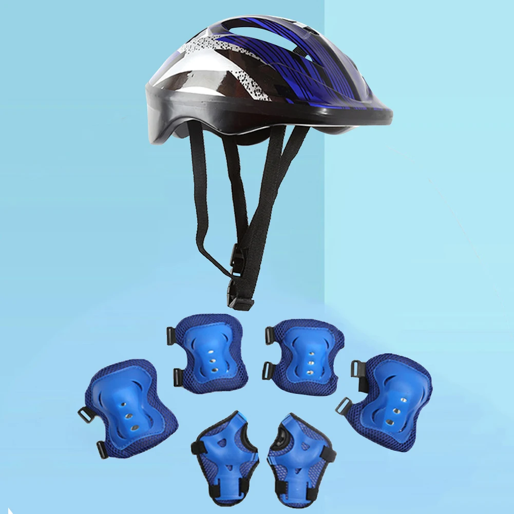 7Pcs 자전거 스포츠 보호 장비 세트 조정 가능한 어 - Cycling Safety Gear For Kids 리뷰 및 가격
