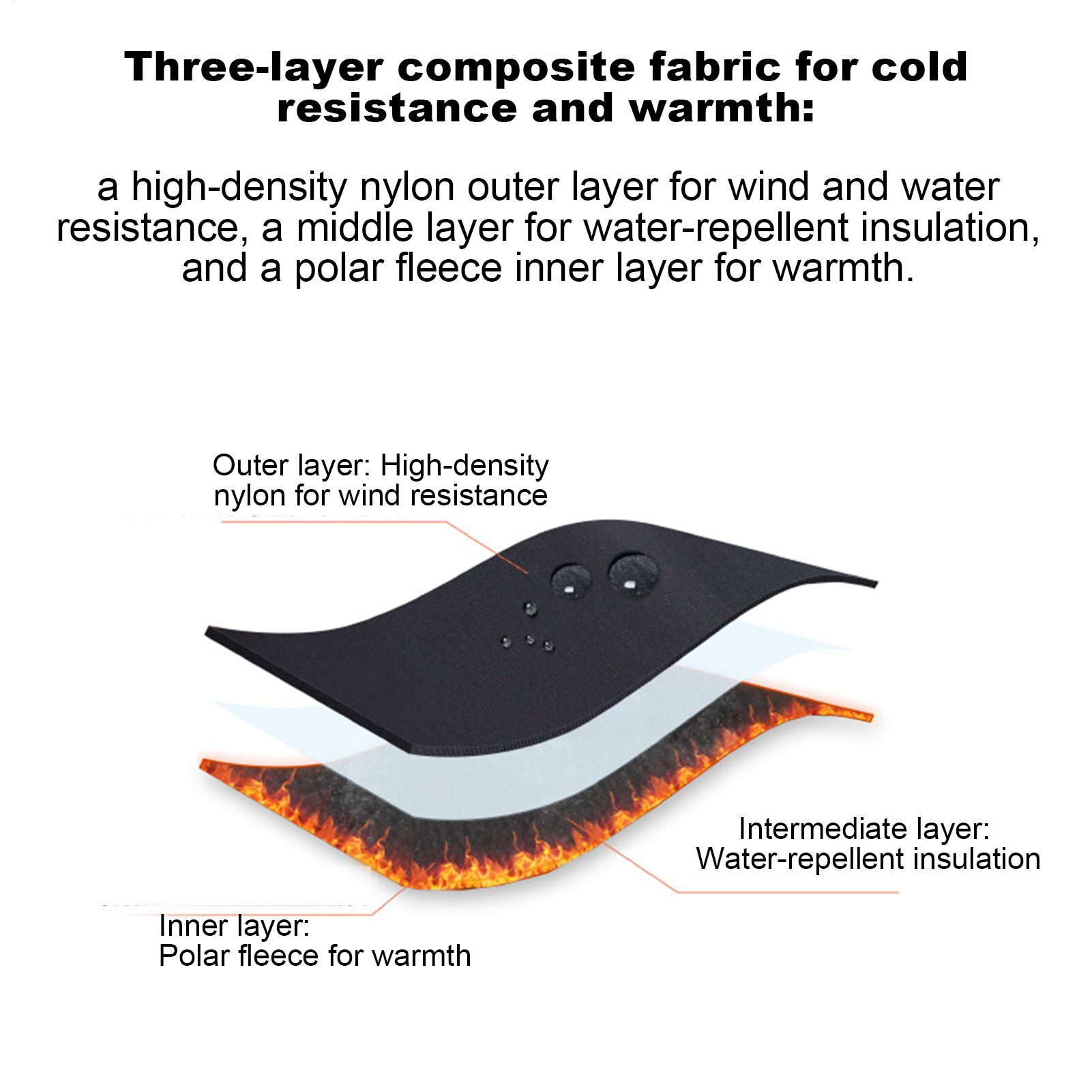 따뜻한 장갑 방풍 터치스크린 추운 날씨 장비 눈 장갑  - Cycling Gear Weather 리뷰 및 가격