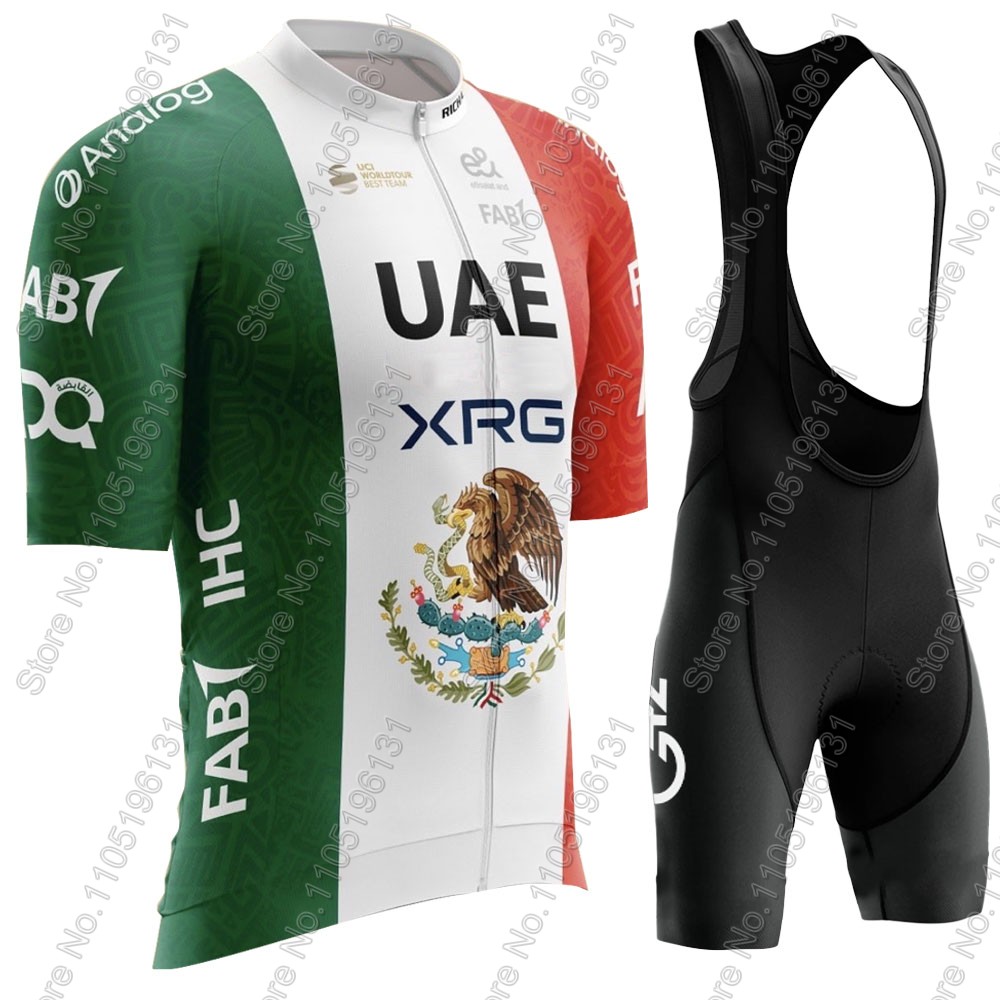 UAE 멕시코 2026 팀 사이클링 저지 세트 반팔 챔 - Padded Cycling Shorts 리뷰 및 가격