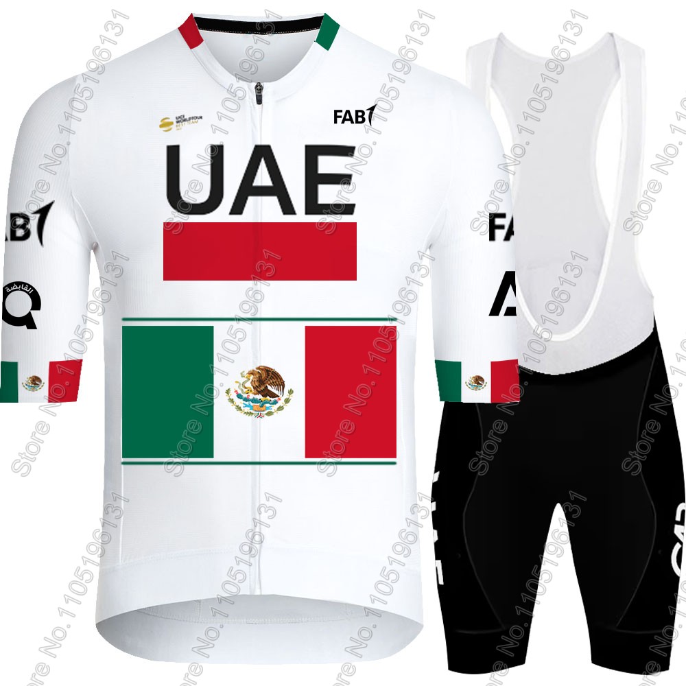 UAE 멕시코 2026 팀 사이클링 저지 세트 반팔 챔 - Padded Cycling Shorts 리뷰 및 가격