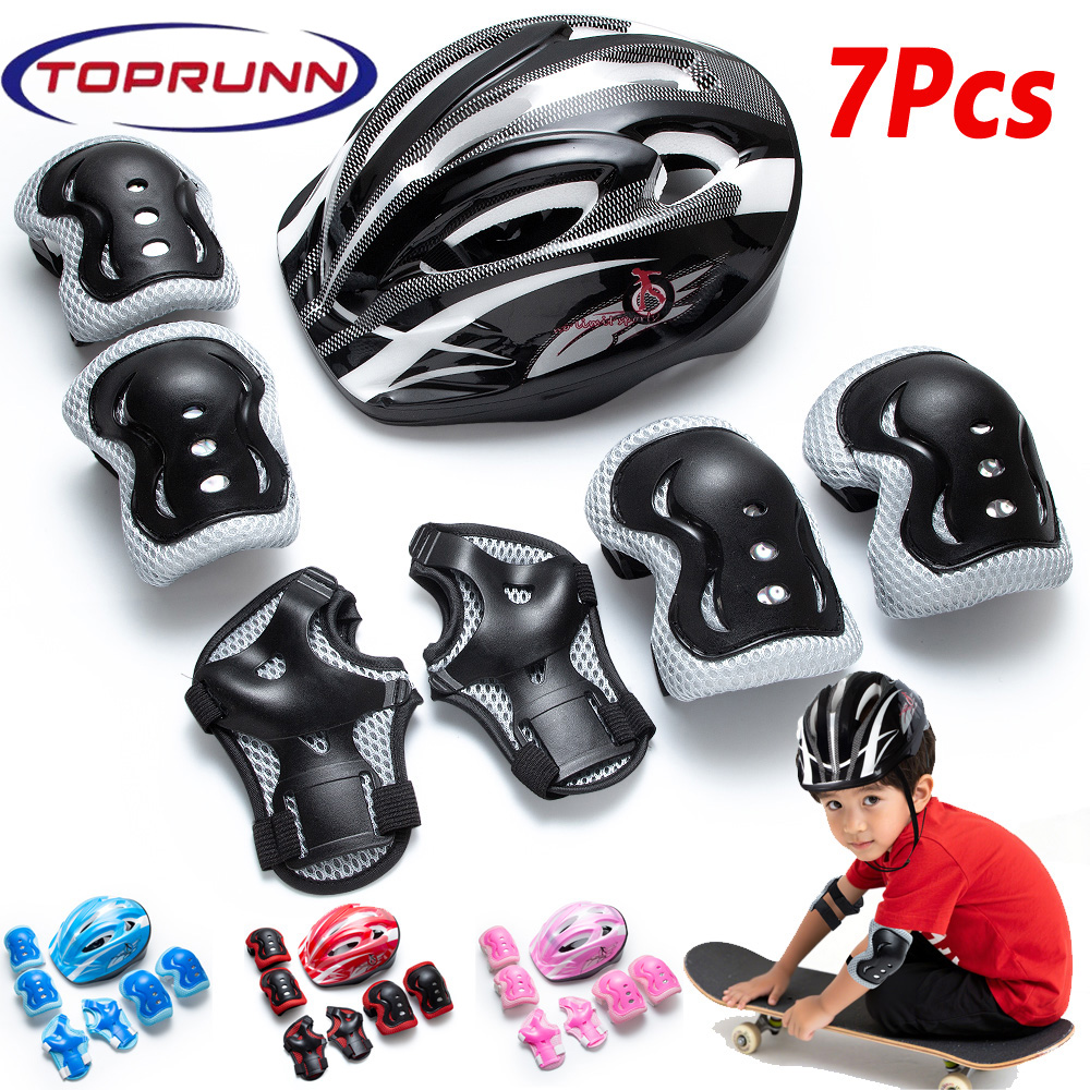 7 in 1 어린이 보호 장비 세트 (스포츠 헬멧, 무 - Cycling Safety Gear For Kids 리뷰 및 가격