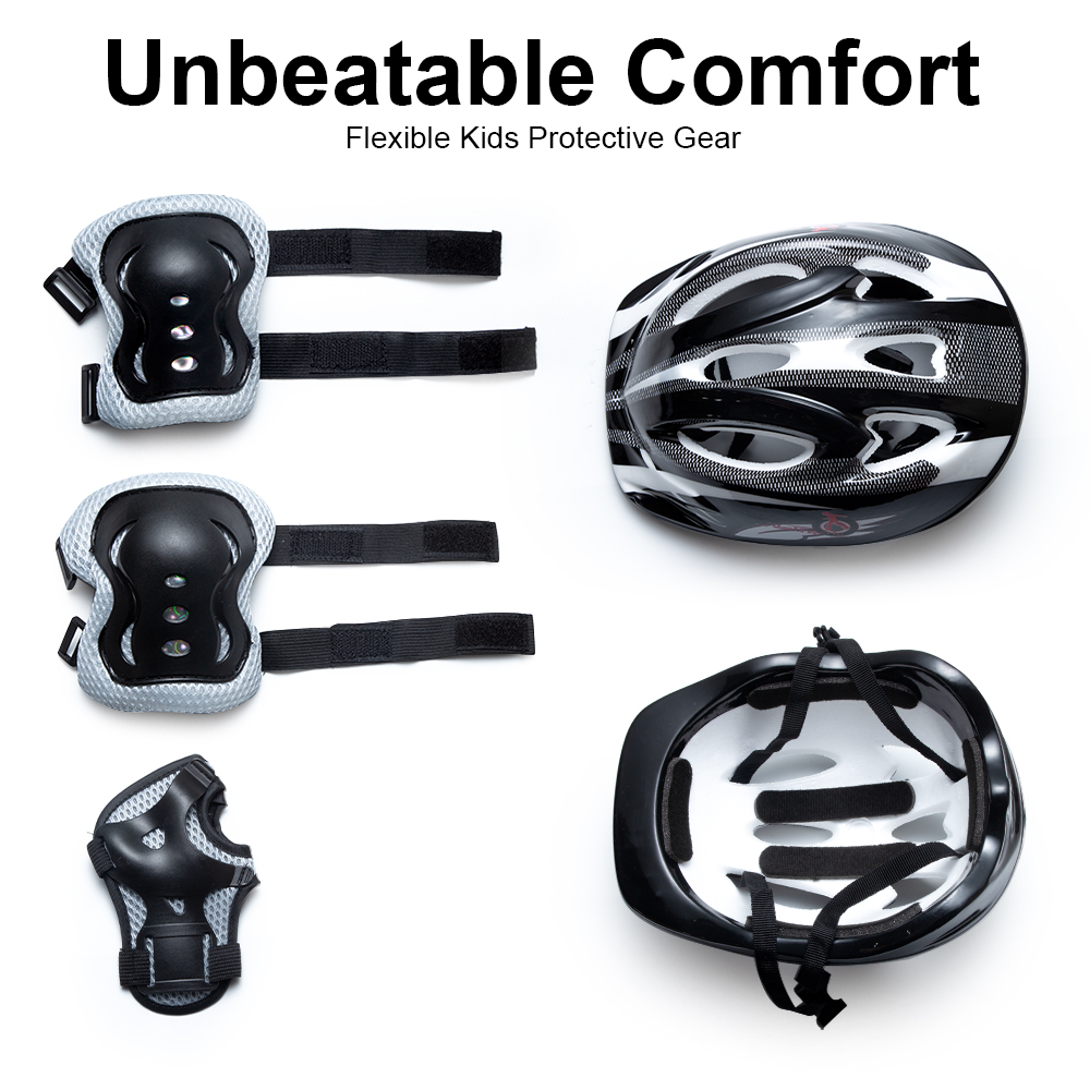 7 in 1 어린이 보호 장비 세트 (스포츠 헬멧, 무 - Cycling Safety Gear For Kids 리뷰 및 가격