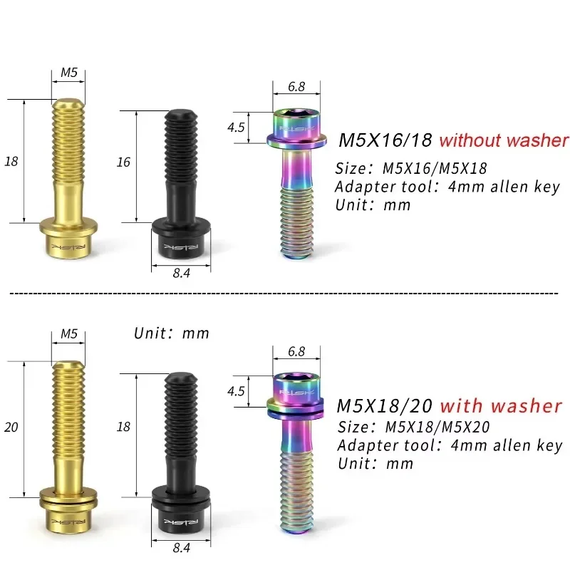 RISK 티타늄 자전거 핸들 바 스템 나사, 초경량 M - Xc Mtb Gear 리뷰 및 가격