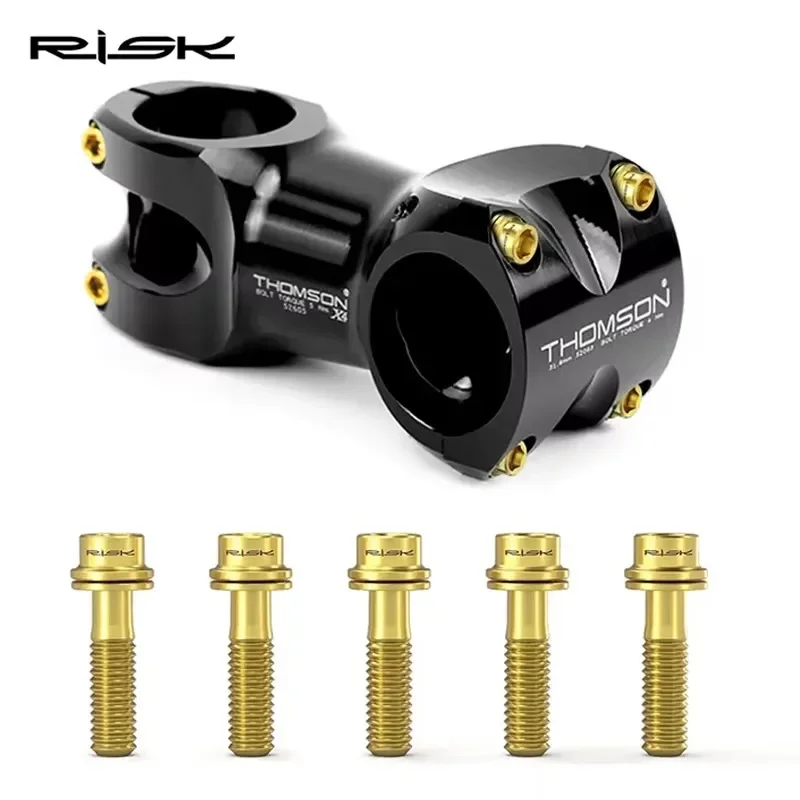 RISK 티타늄 자전거 핸들 바 스템 나사, 초경량 M - Xc Mtb Gear 리뷰 및 가격