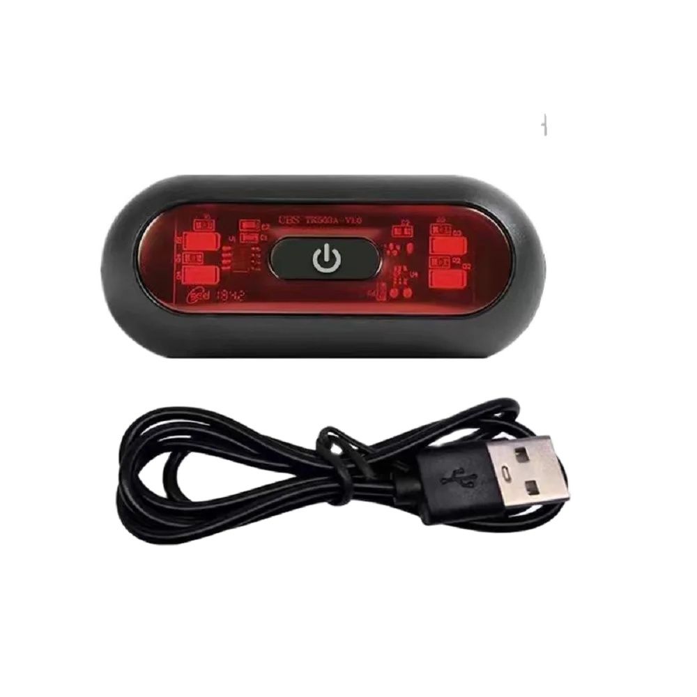4 램프 구슬 자전거 헬멧 Led 라이트 충전식 안전  - Cycling Gear And Accessories 리뷰 및 가격