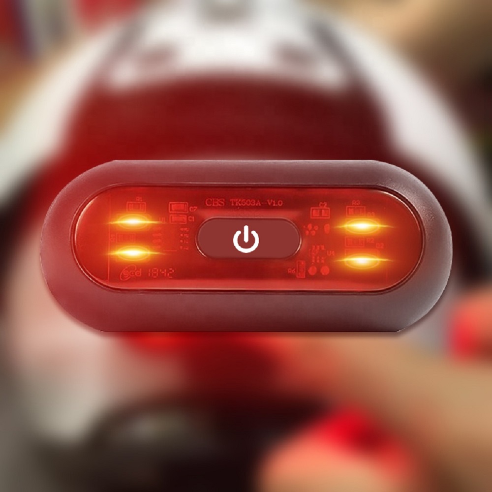 4 램프 구슬 자전거 헬멧 Led 라이트 충전식 안전  - Cycling Gear And Accessories 리뷰 및 가격