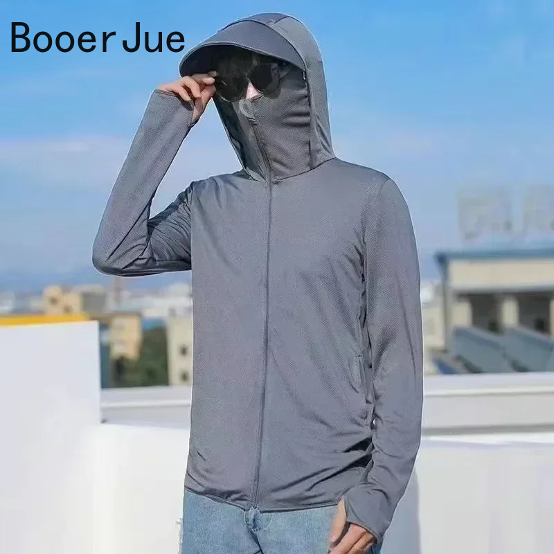 UPF50+ 남성용 자외선 차단 얇은 메쉬 빠른 건조  - Cycling Gear 리뷰 및 가격