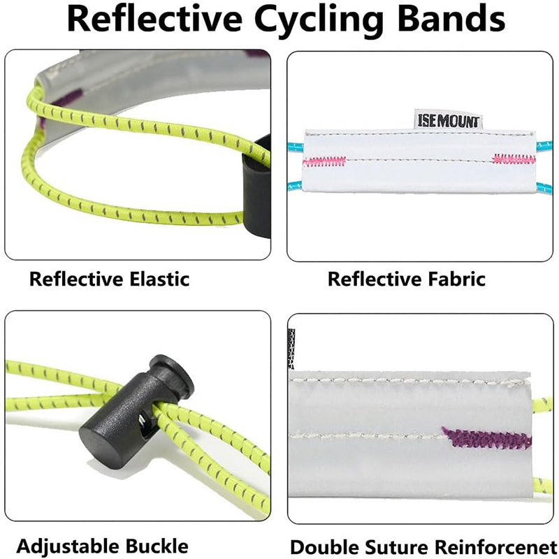 반사 사이클링 바지 스트랩 조절 가능한 자전거 다리 클 - Cycling Gear 리뷰 및 가격