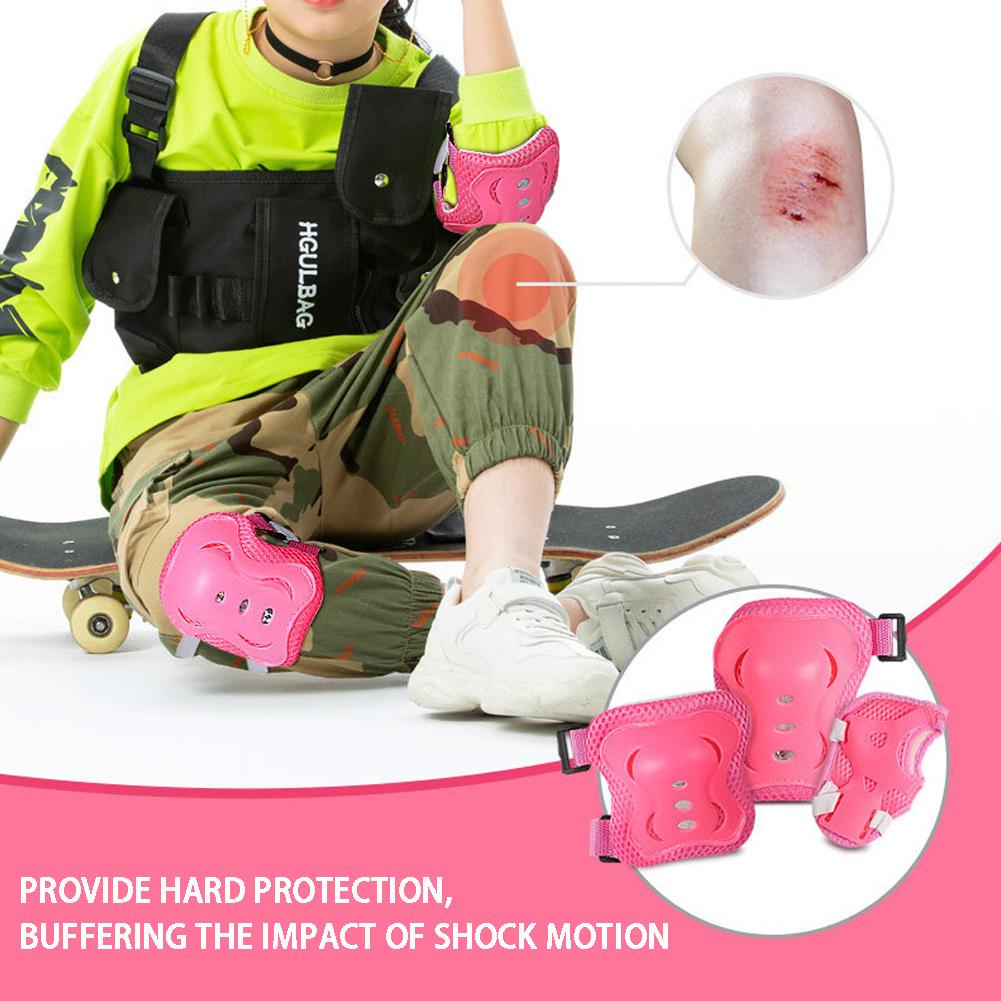 6Pcs 어린이 보호 장비 세트 조정 가능한 무릎 팔꿈 - Cycling Safety Gear For Kids 리뷰 및 가격