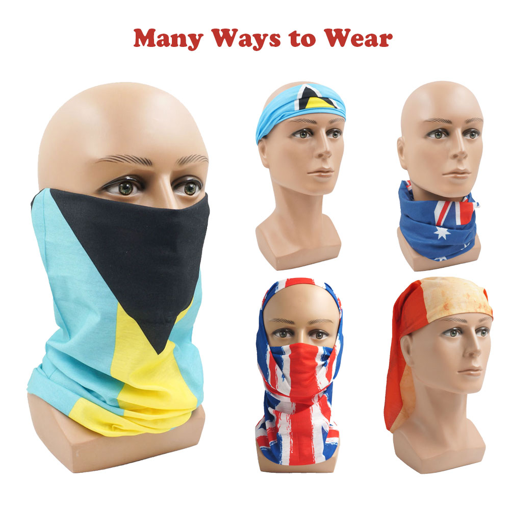 남녀공용 국기 반다나, 다기능 모자, 방진 사이클링 스 - Womens Cycling Gear Uk 리뷰 및 가격