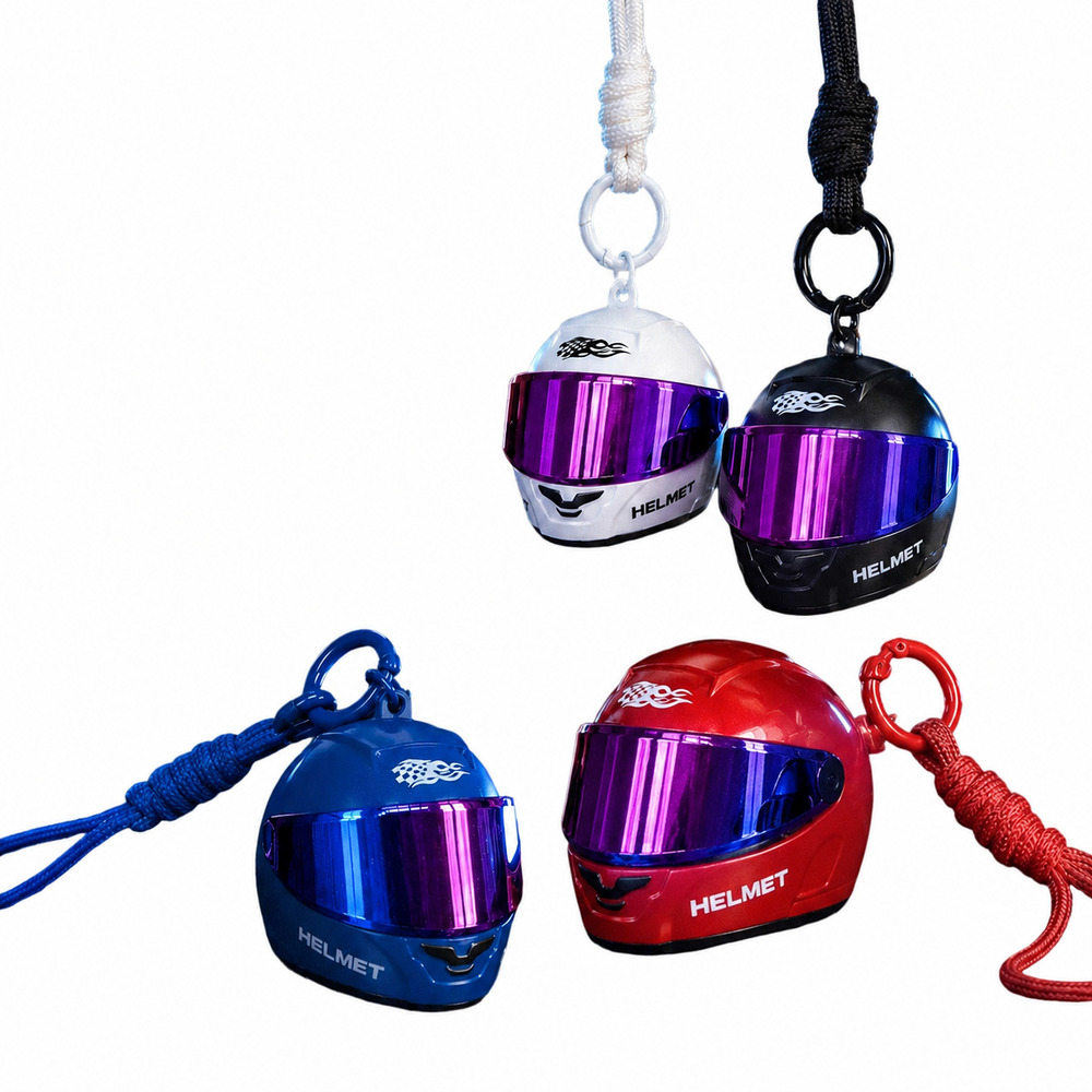 멋진 다채로운 색상의 헬멧 열쇠고리, 오토바이 가방,  - Bicycle Helmet 리뷰 및 가격